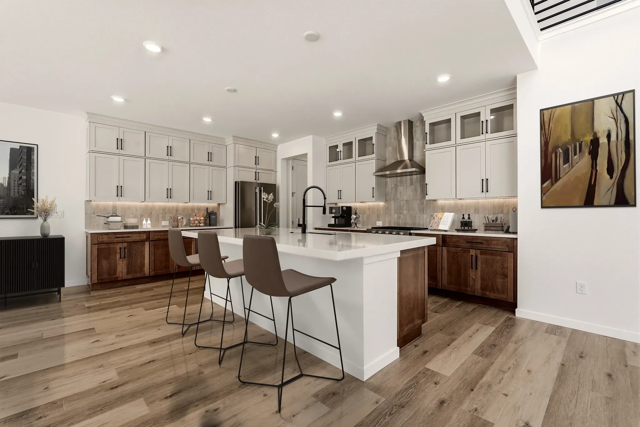 Homesite 9 Kitchen - Virtually Staged