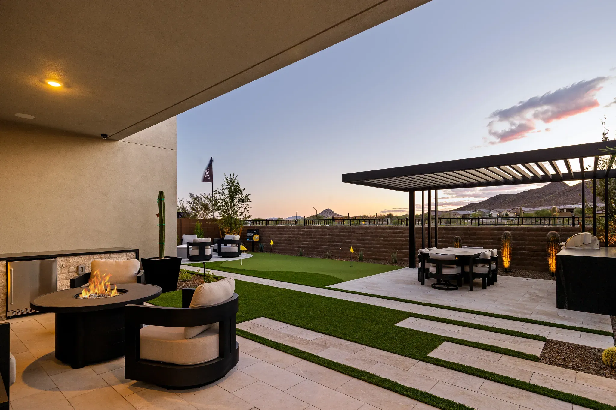 Plan 5034 Backyard