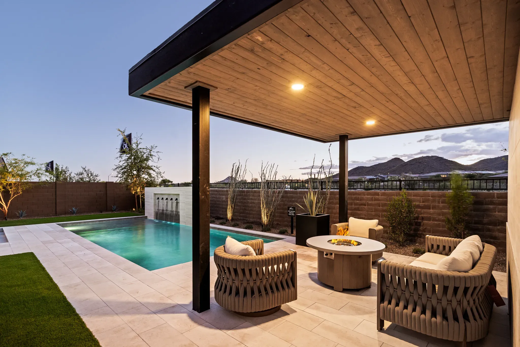 Plan 4036 Backyard