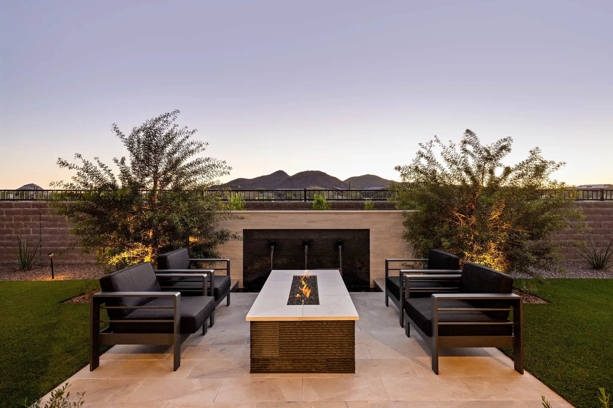Plan 4034 Backyard