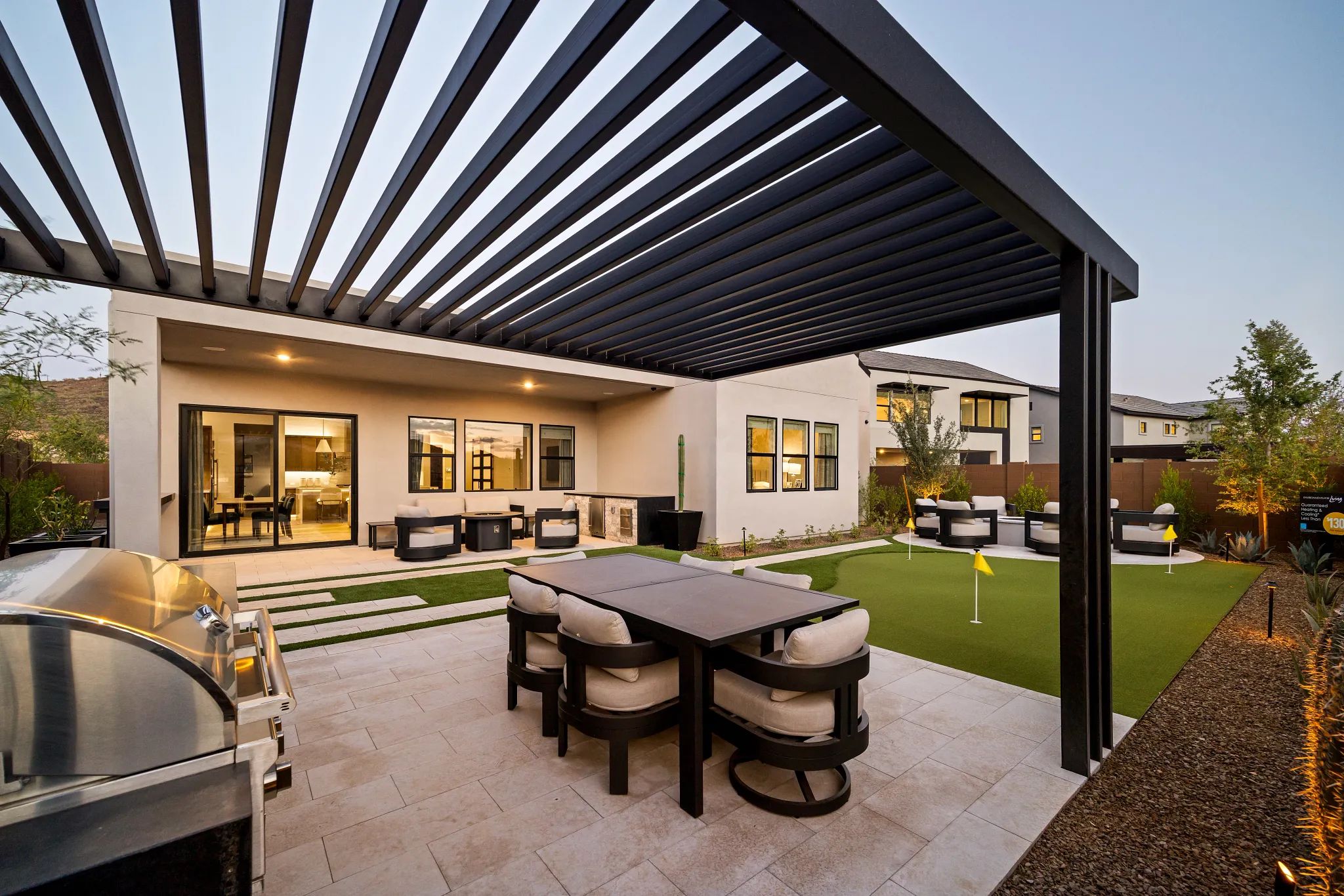 Plan 5034 Backyard