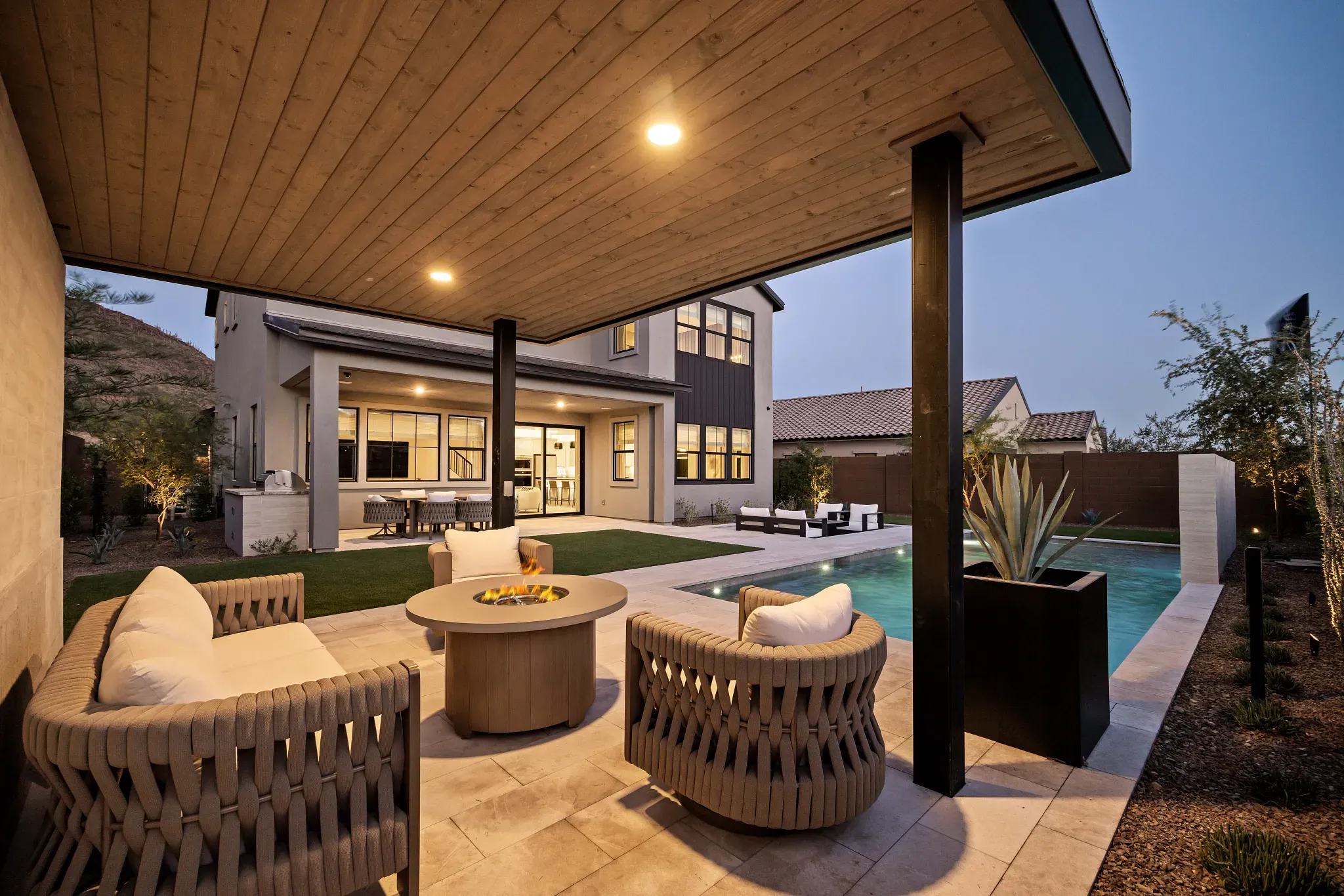Plan 4036 Backyard