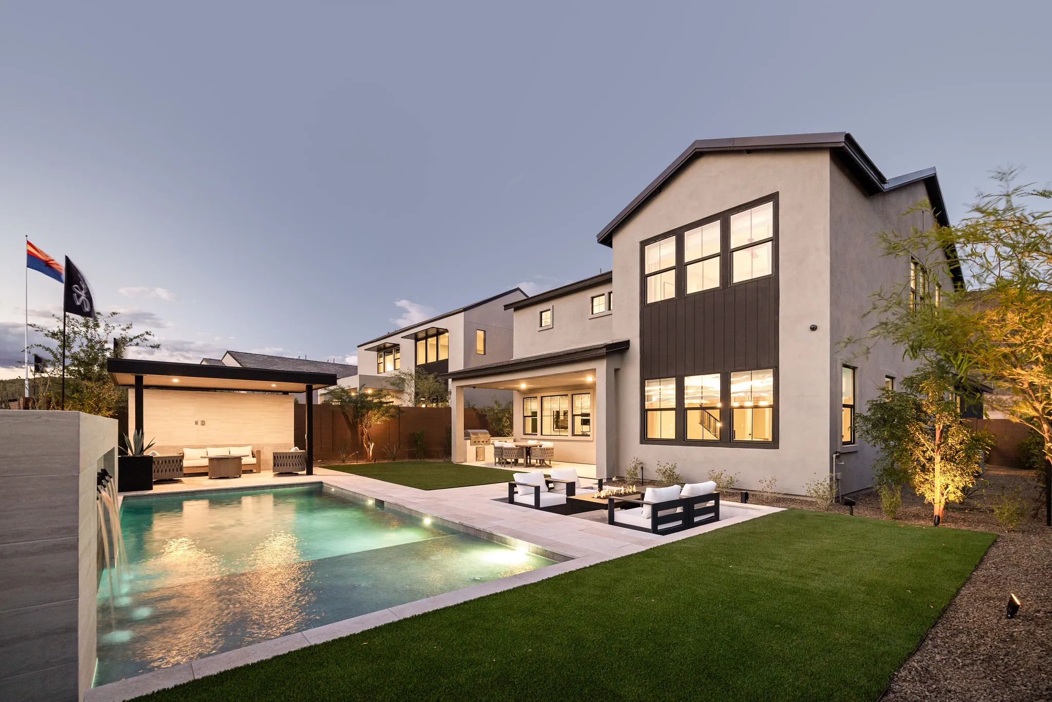 Plan 4036 Backyard