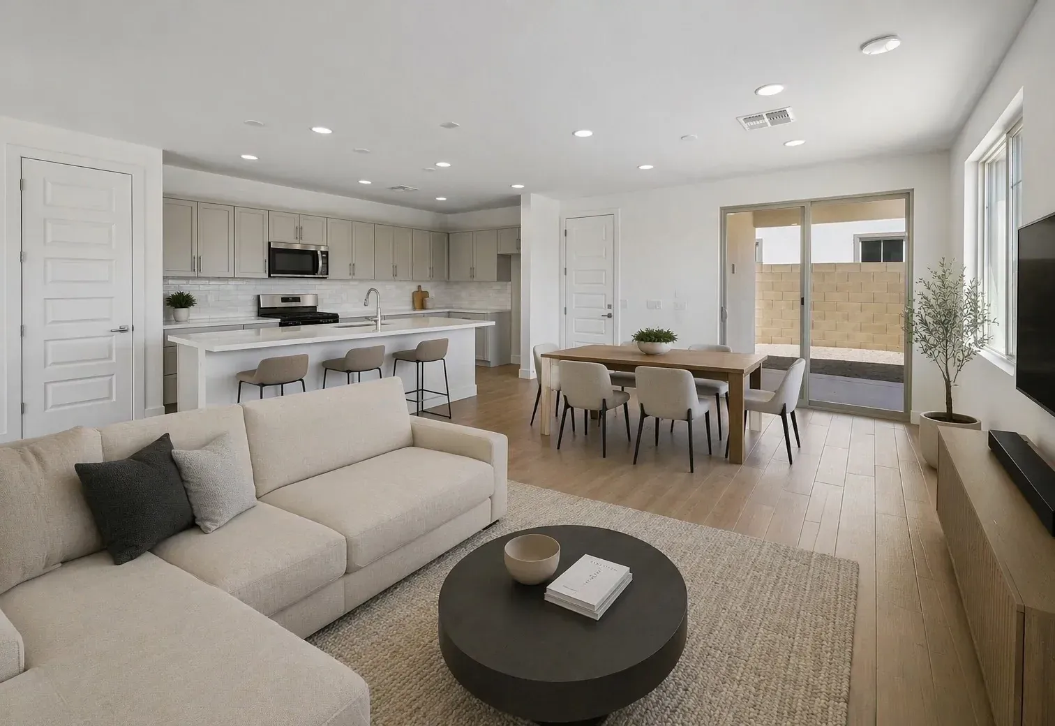 Great Room Virtually Staged