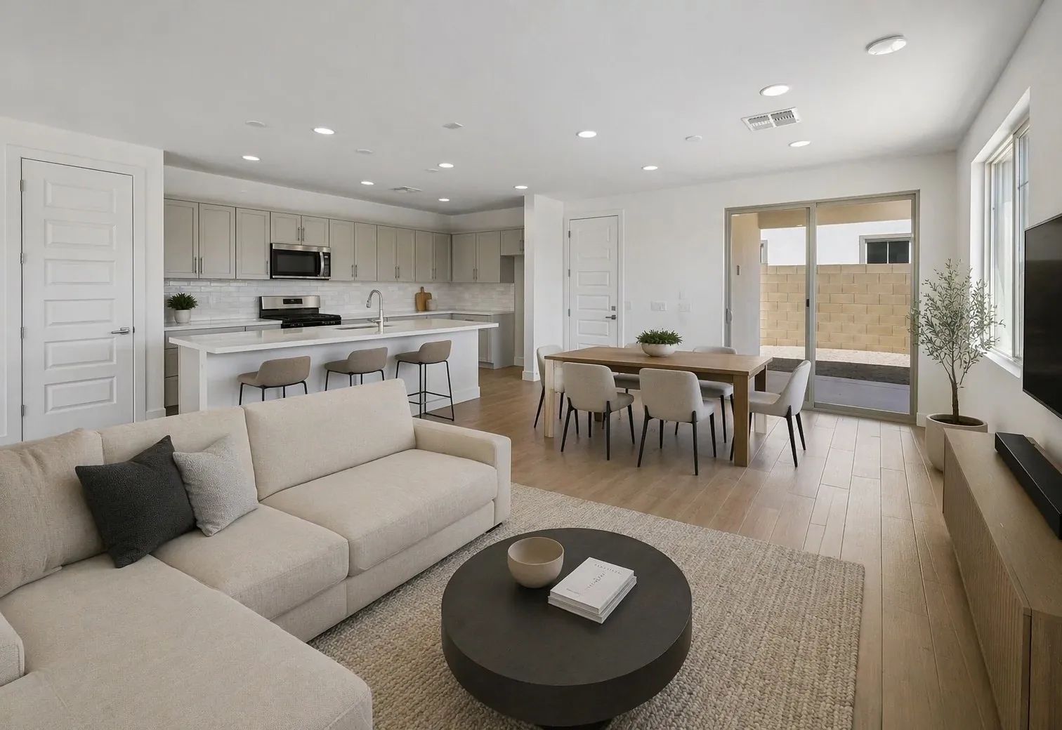 Great Room Virtually Staged