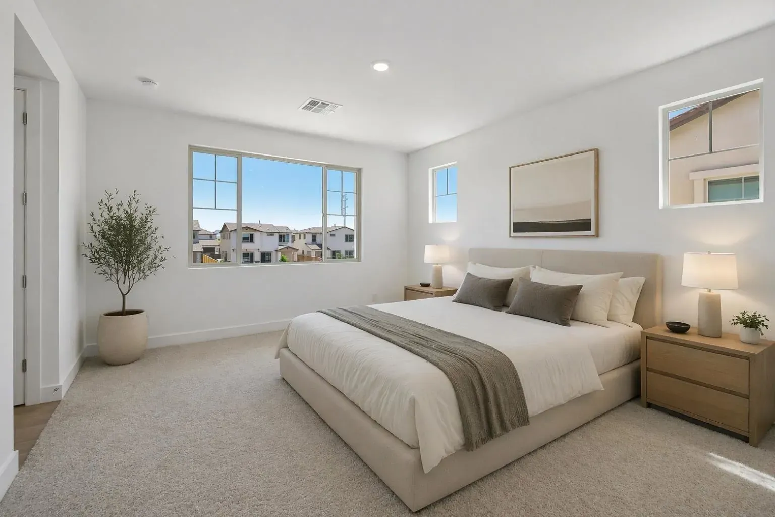 Primary Bedroom Virtually Staged