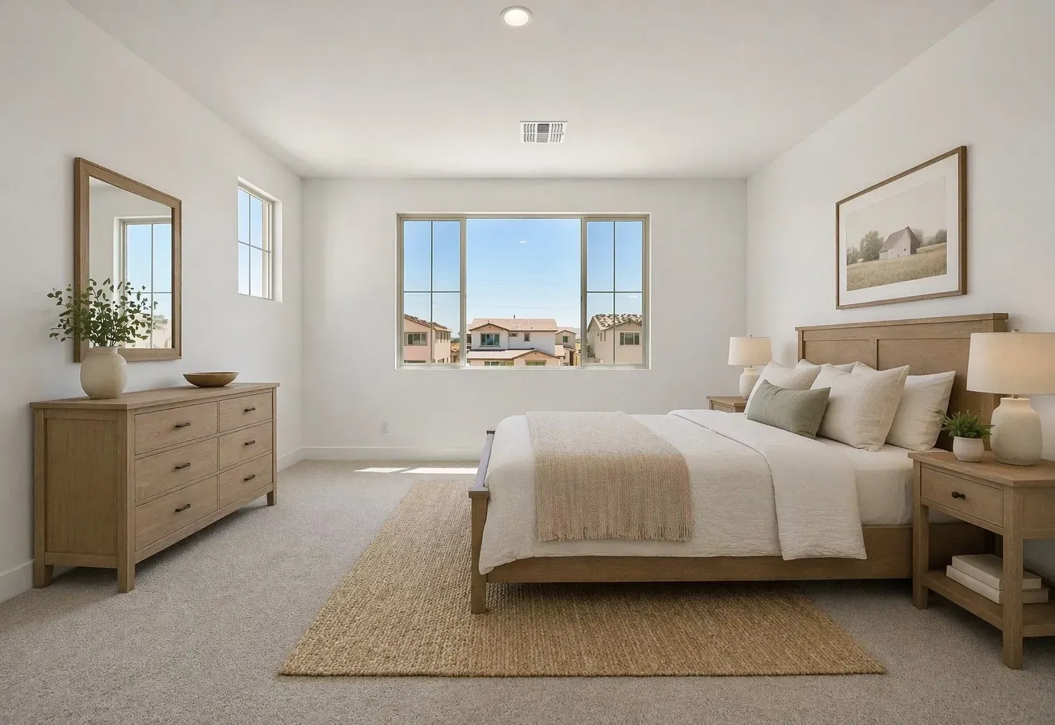 Primary Bedroom Virtually Staged