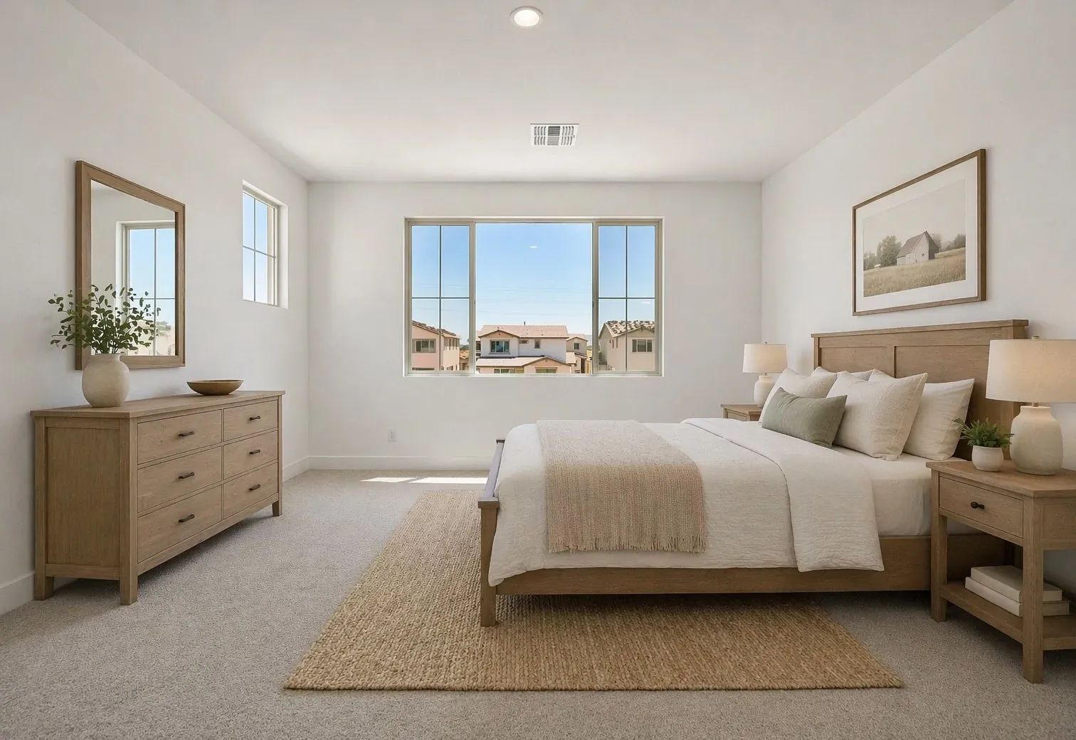 Primary Bedroom Virtually Staged