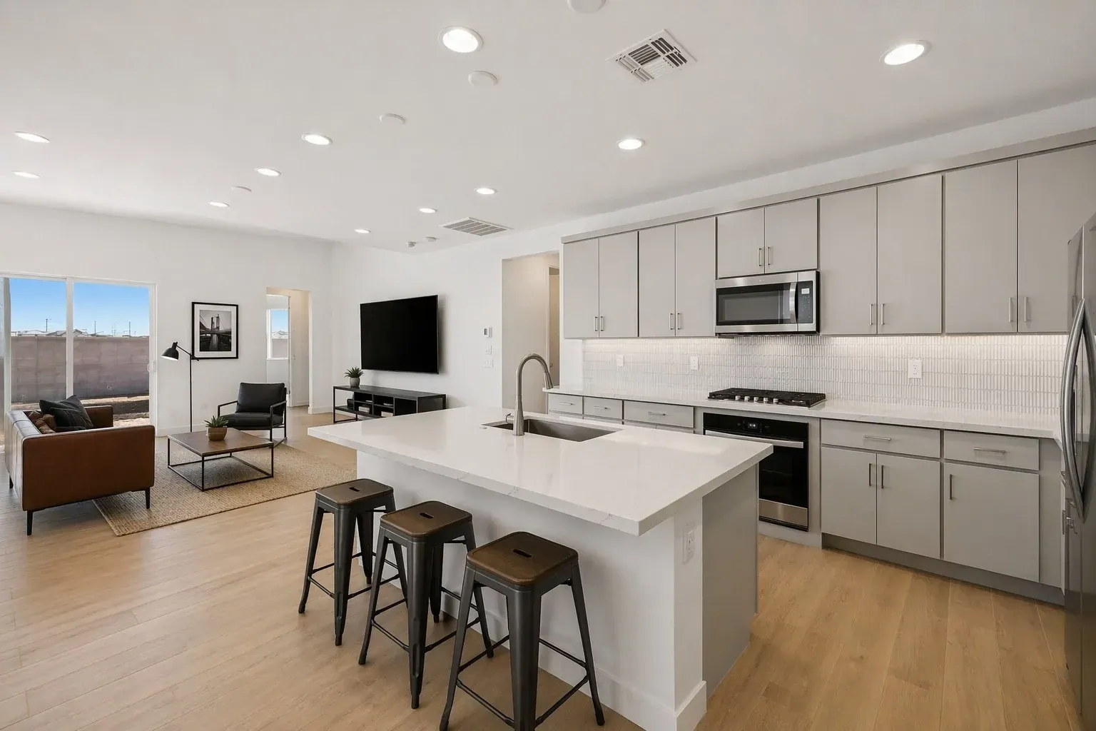Great Room Virtually Staged