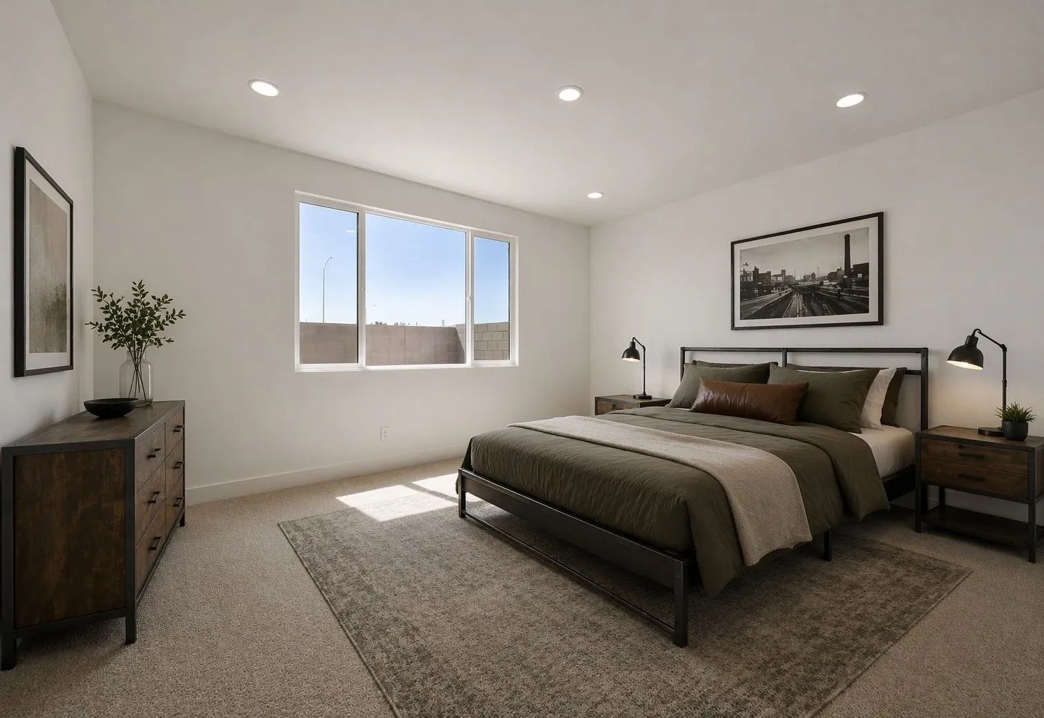 Primary Bedroom Virtually Staged