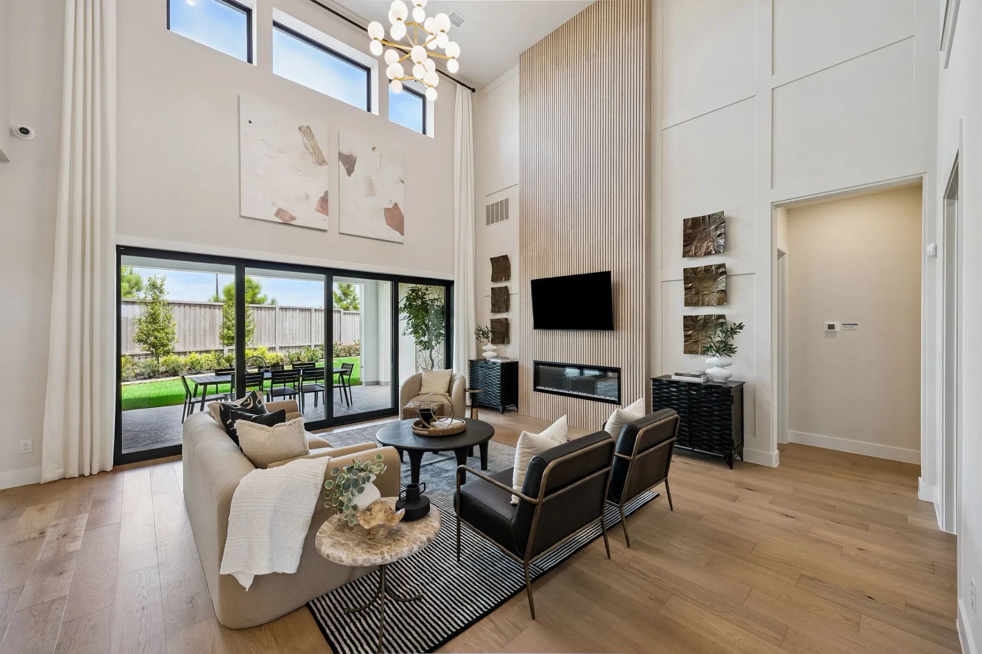 Plan 5058 Great Room - Staged