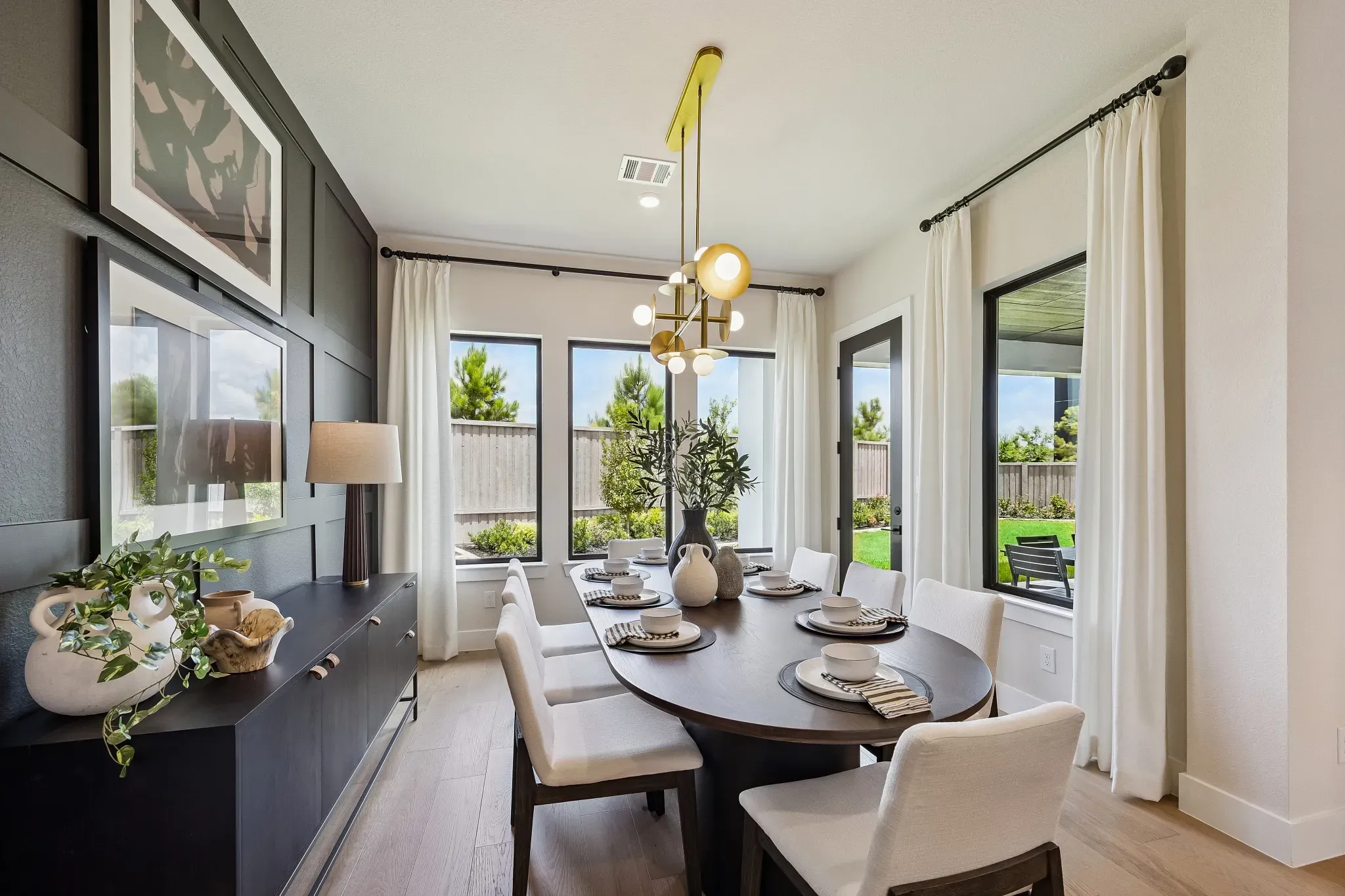 Plan 5058 Dining Room - Staged