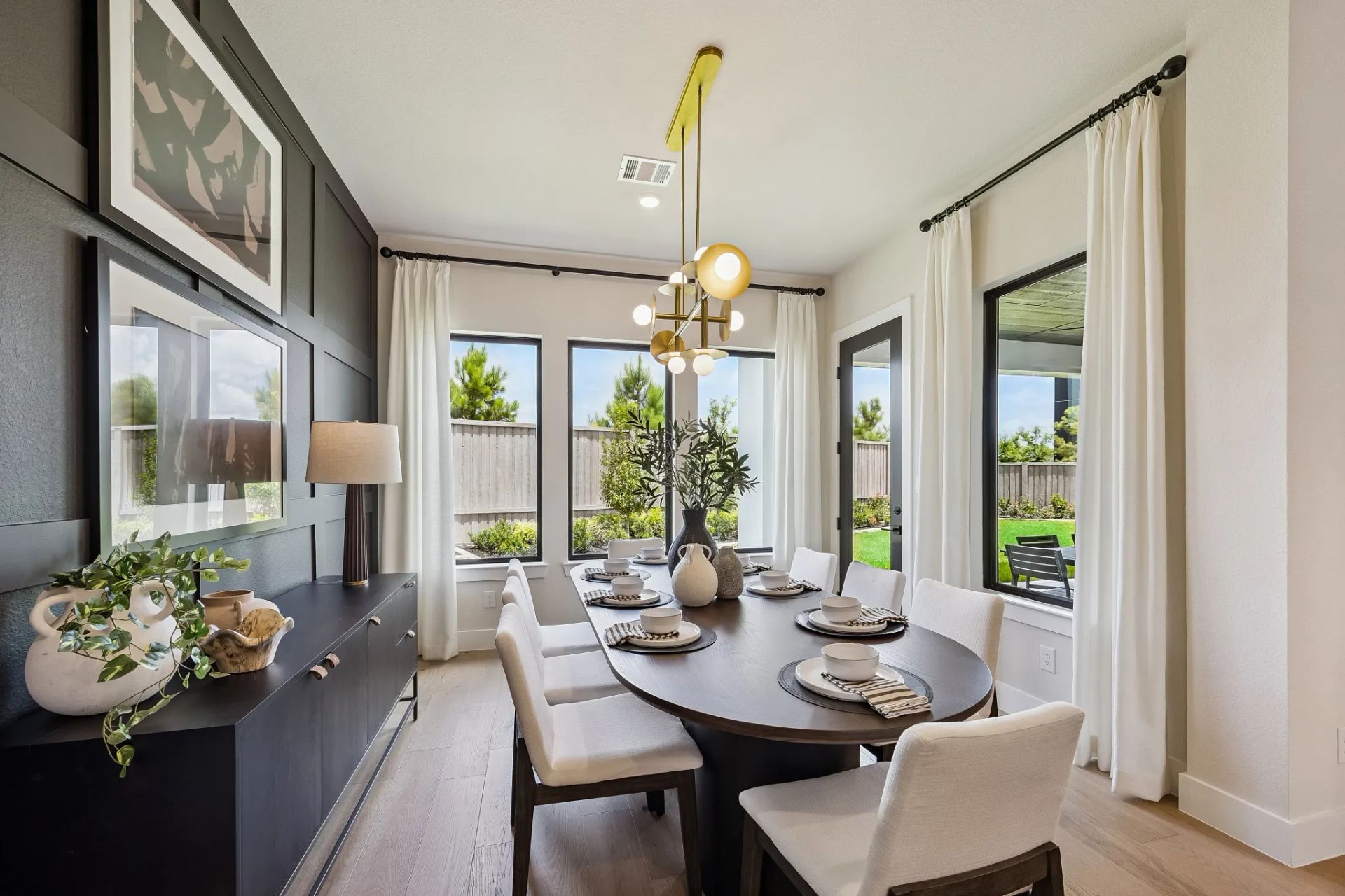 Plan 5058 Dining Room - Staged