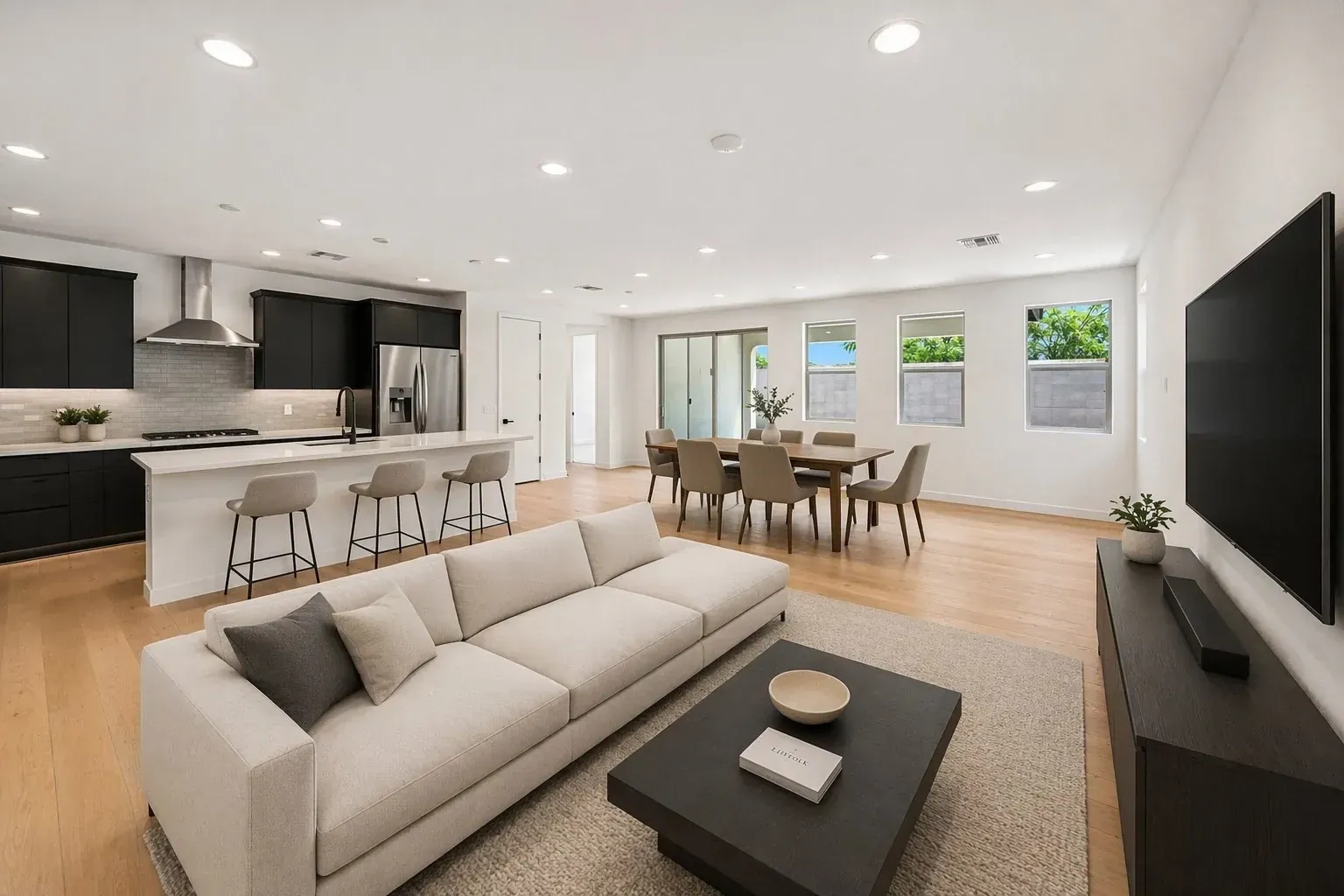 Great Room Virtually Staged