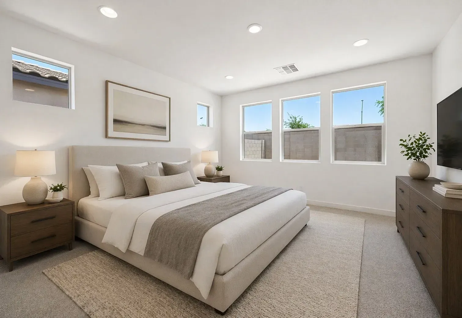Primary Bedroom Virtually Staged
