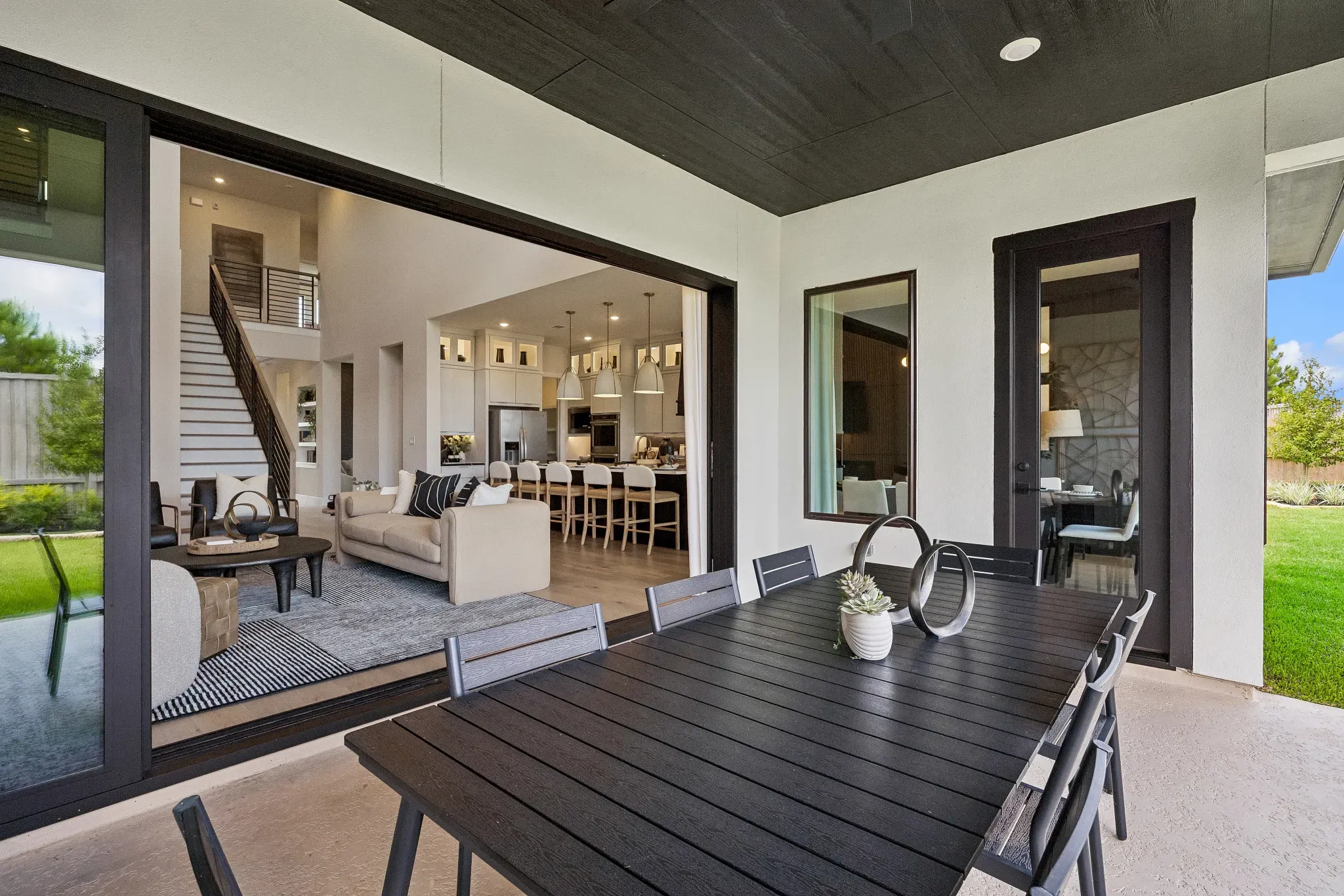 Plan 5058 Model Outdoor Living