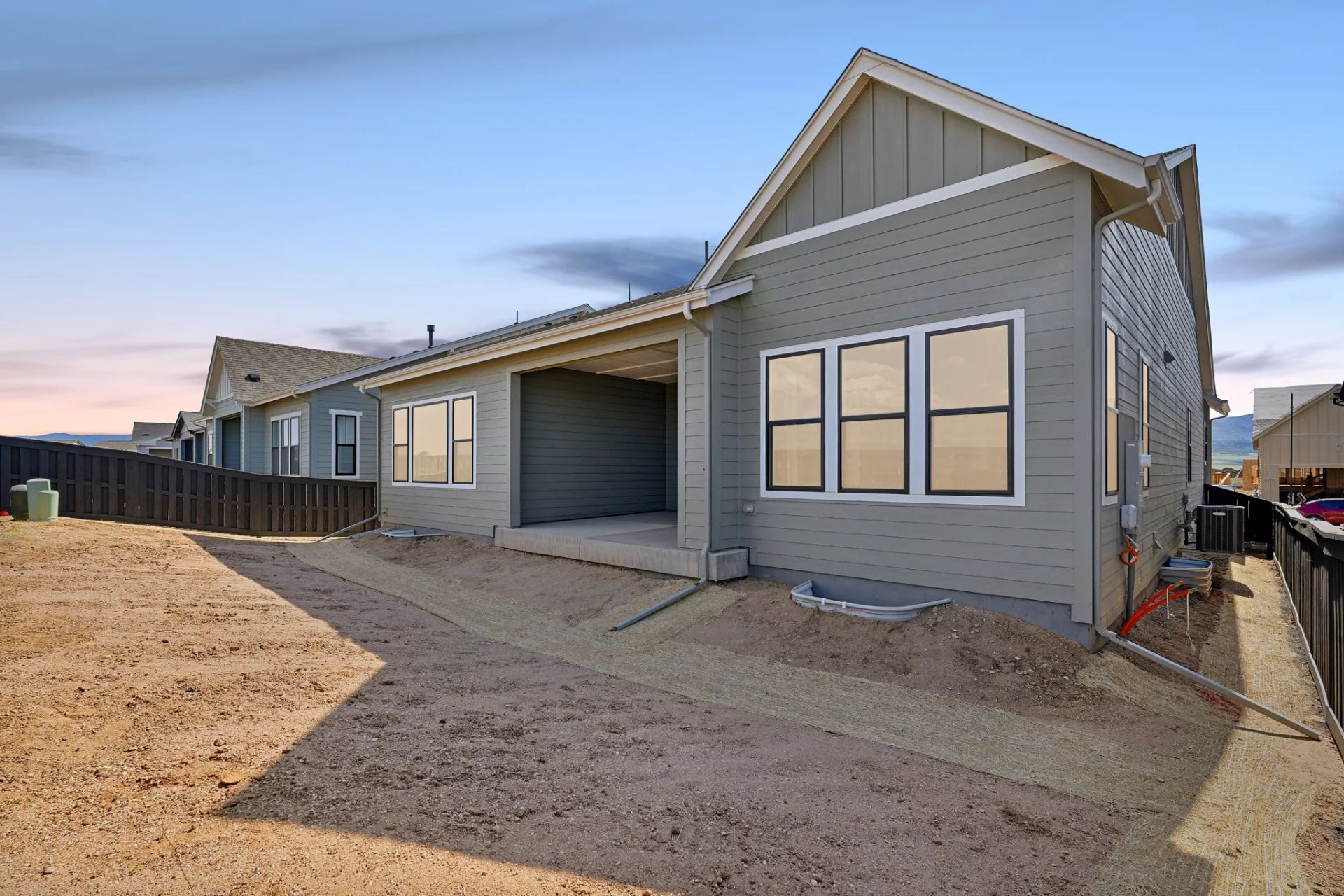 Homesite 143 Backyard