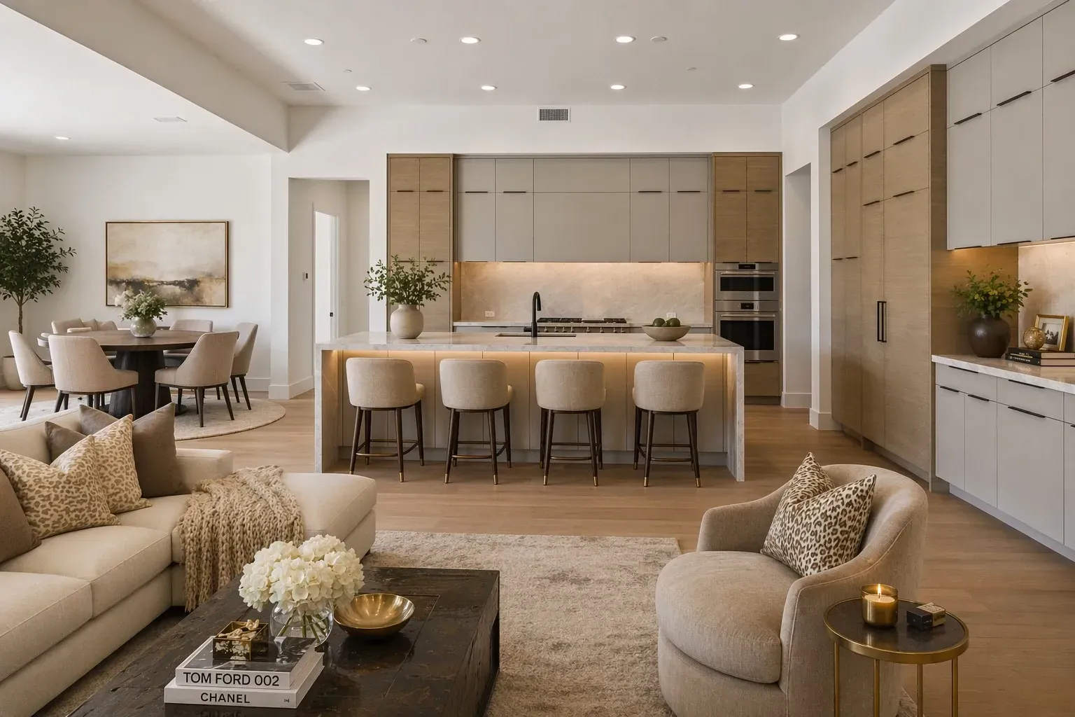 Great Room Virtually Staged