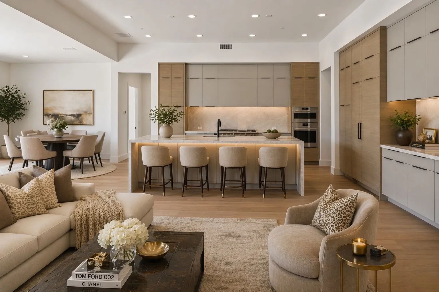 Great Room Virtually Staged