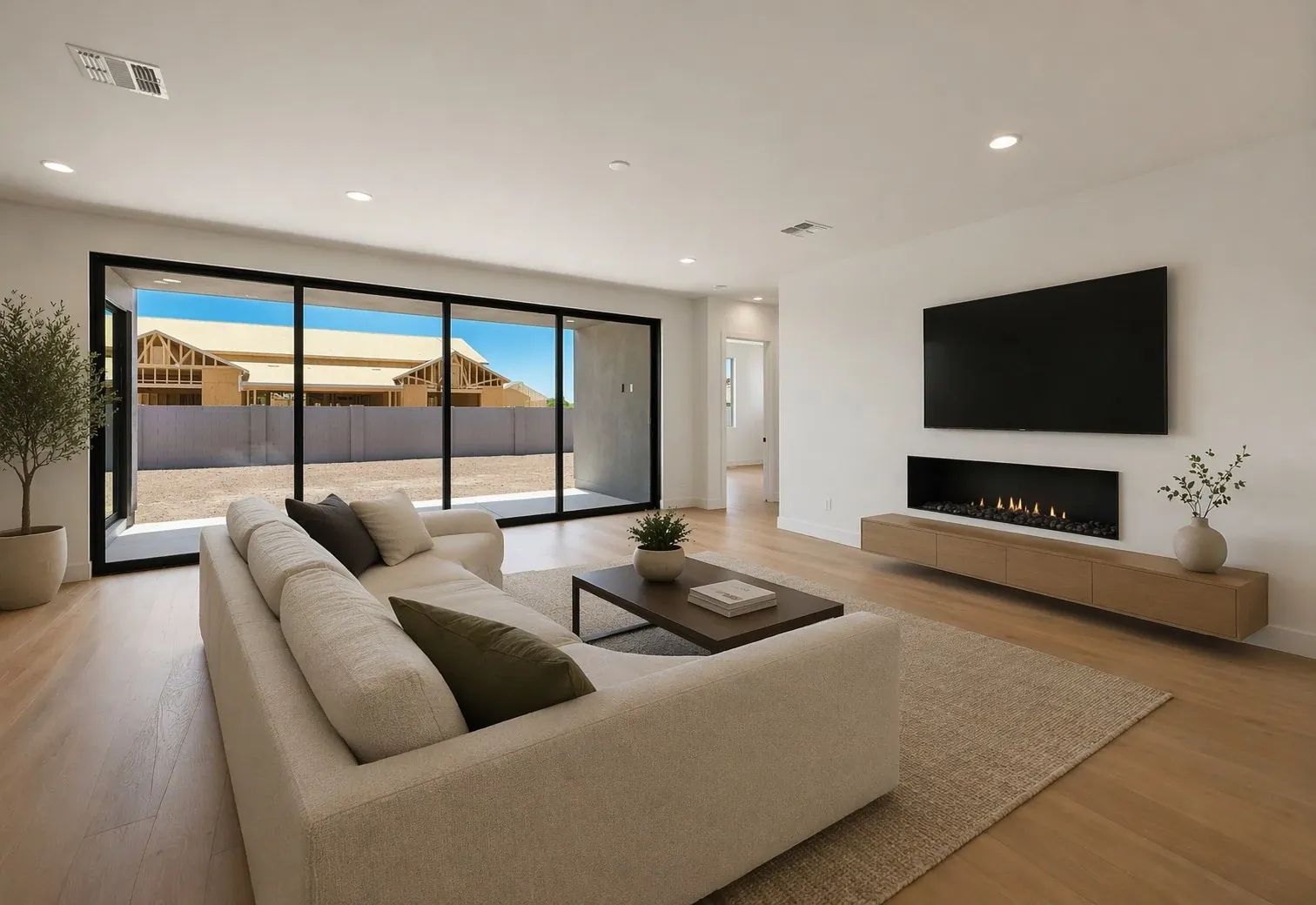Great Room Virtually Staged
