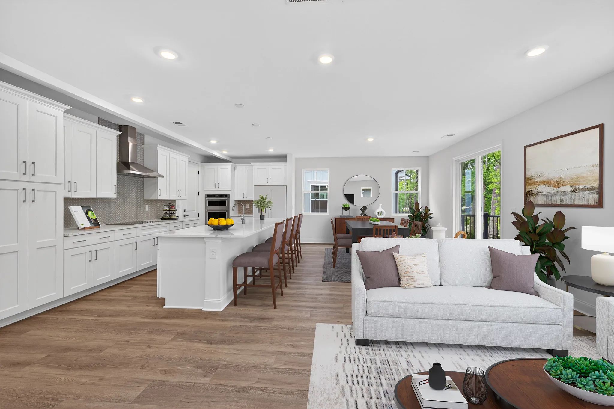 Virtually Staged Great Room