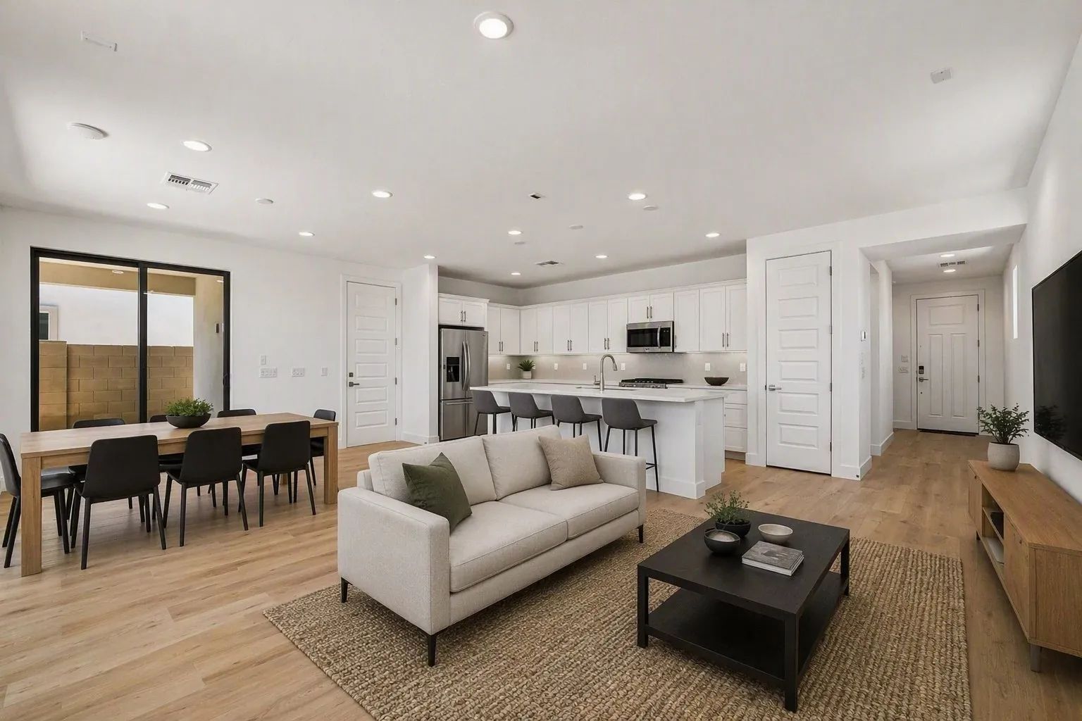 Great Room Virtually Staged