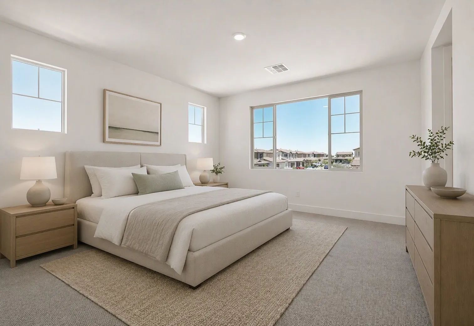 Primary Bedroom Virtually Staged