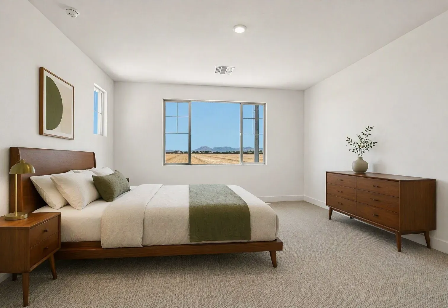 Primary Bedroom Virtually Staged