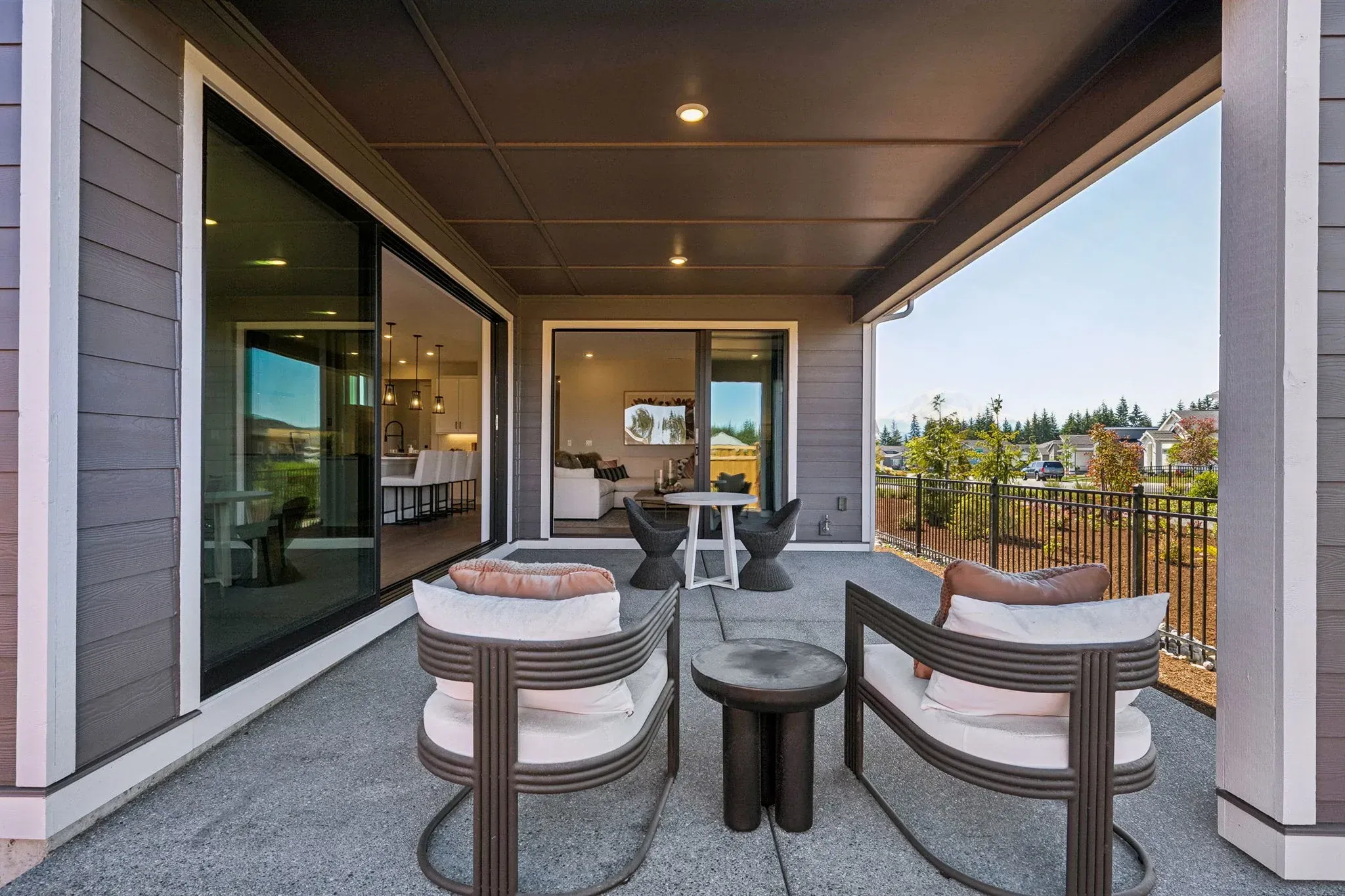 Covered Patio of Home