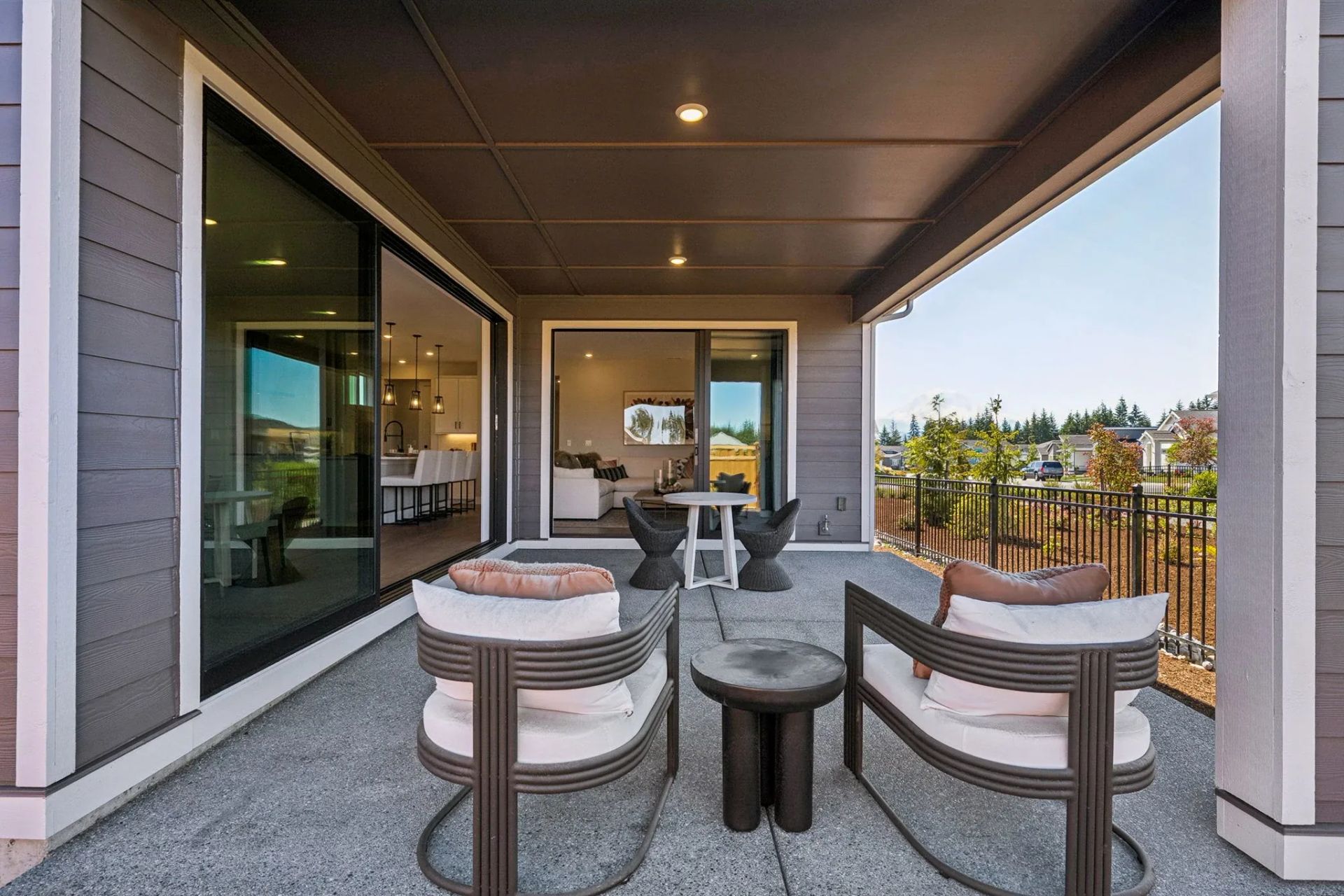 Covered Patio of Home
