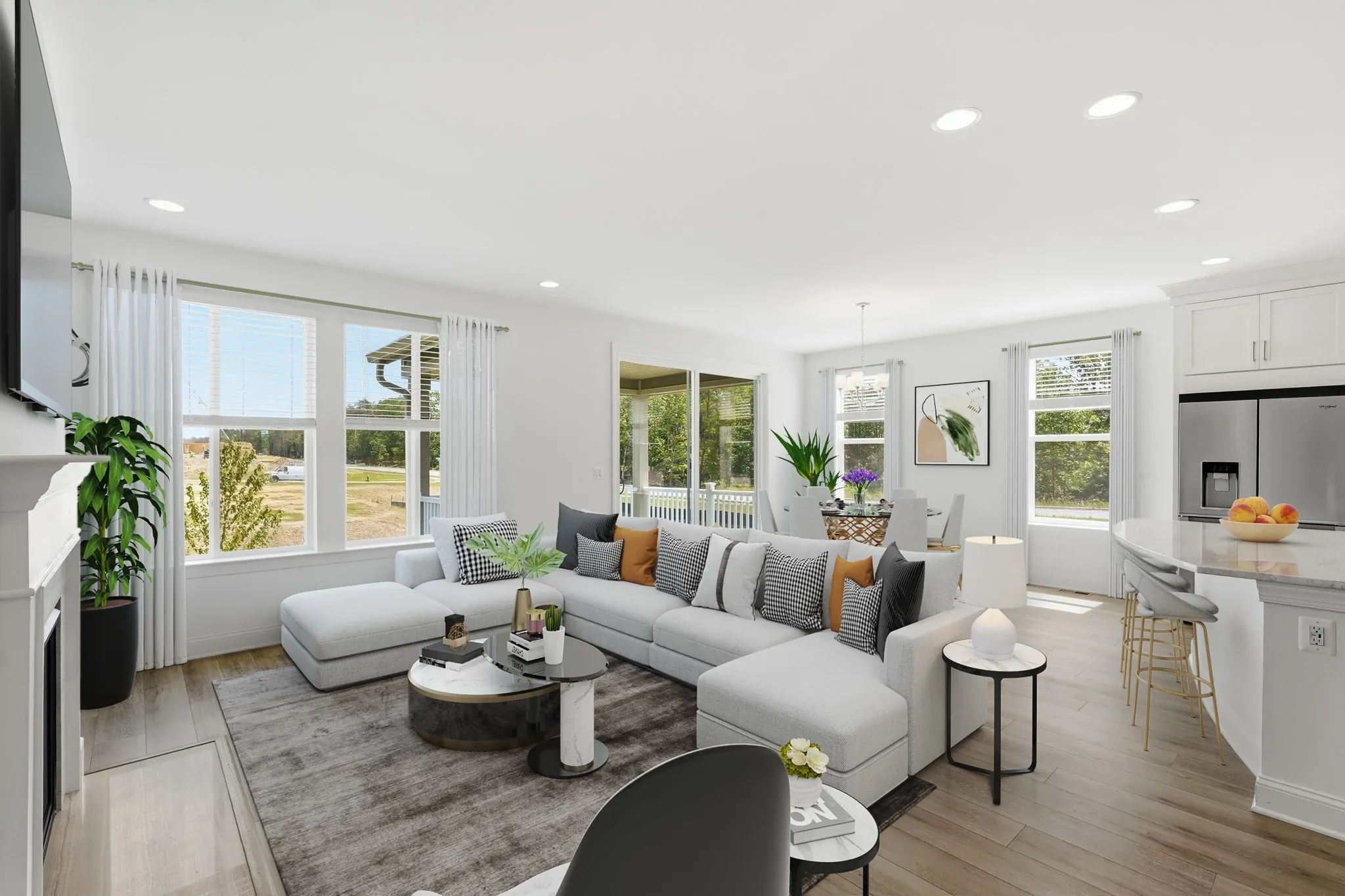 Aspen II  Virtually Staged Great Room
