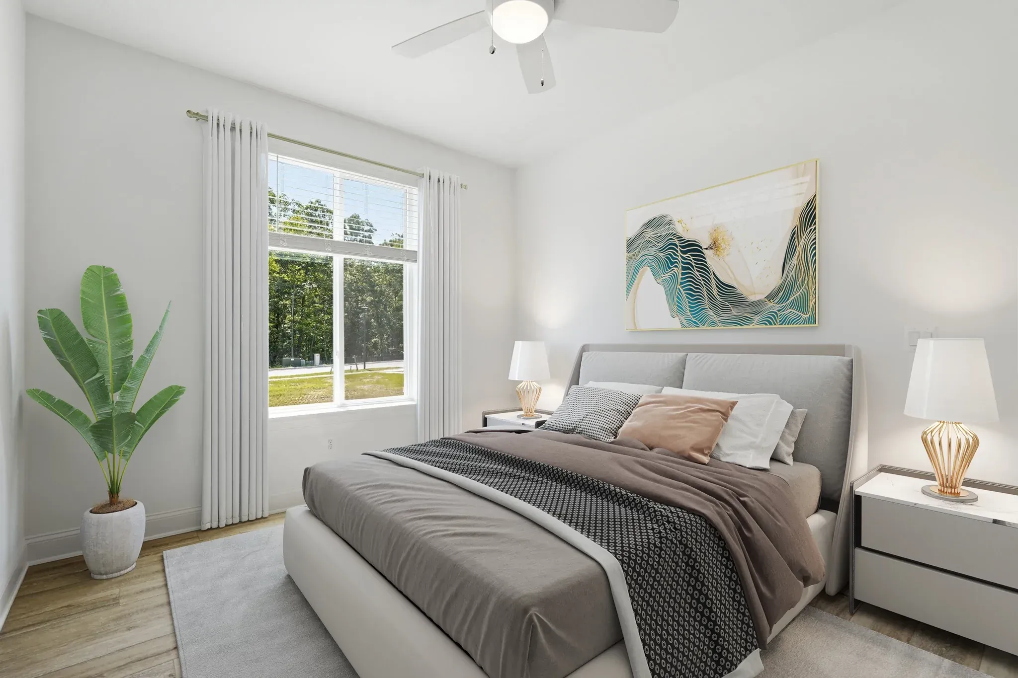 Aspen II  Virtually Staged Guest Bedroom