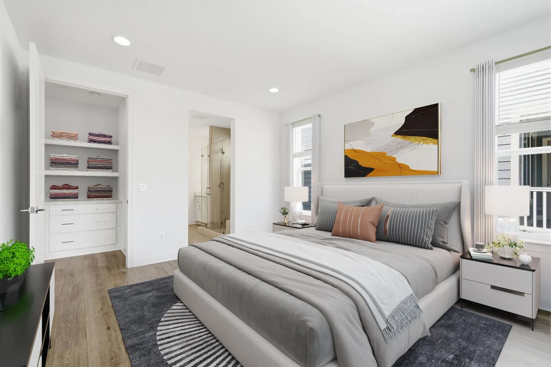 Aspen II  Virtually Staged Guest Bedroom