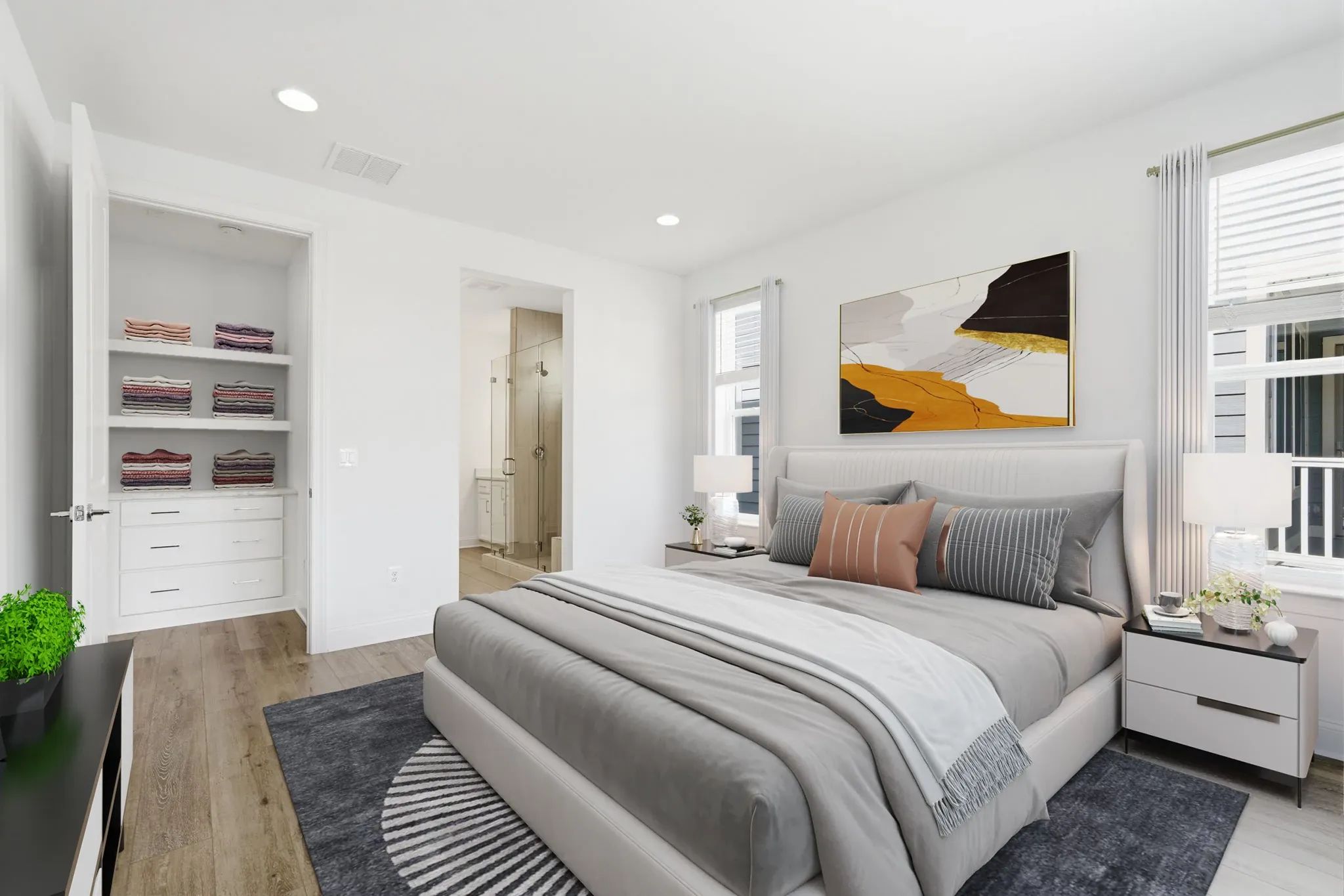 Aspen II  Virtually Staged Guest Bedroom
