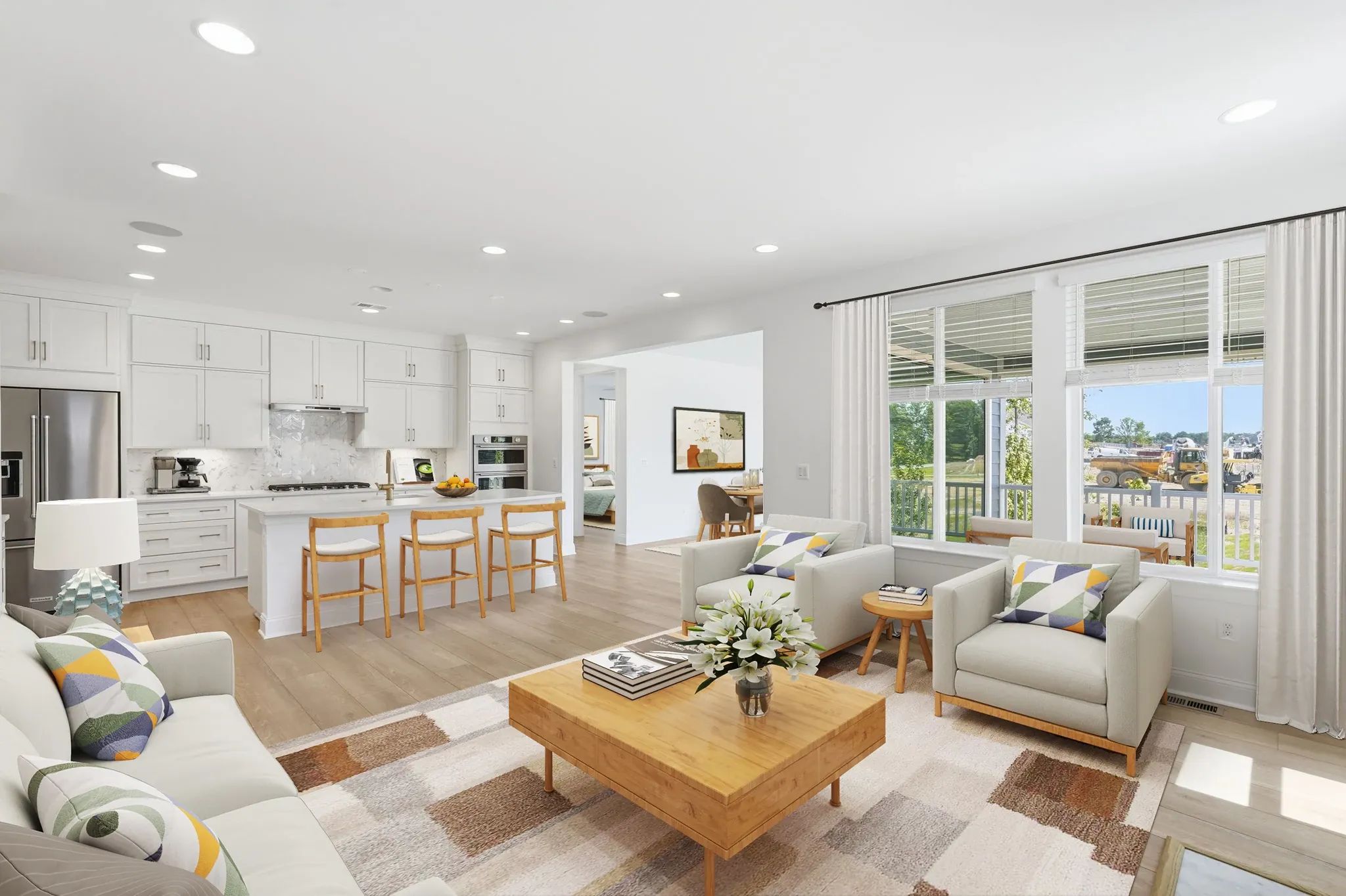 Nice II Virtually Staged Great Room