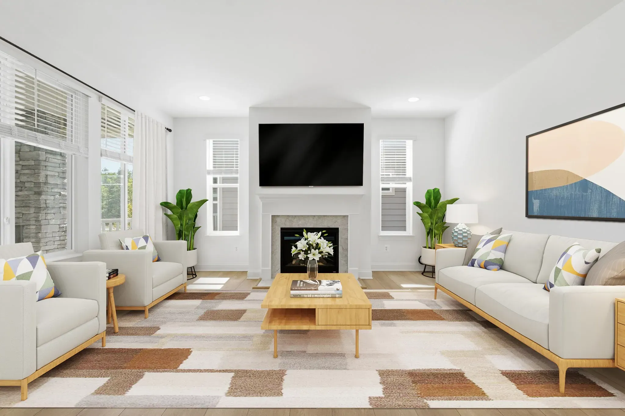 Nice II Virtually Staged Great Room