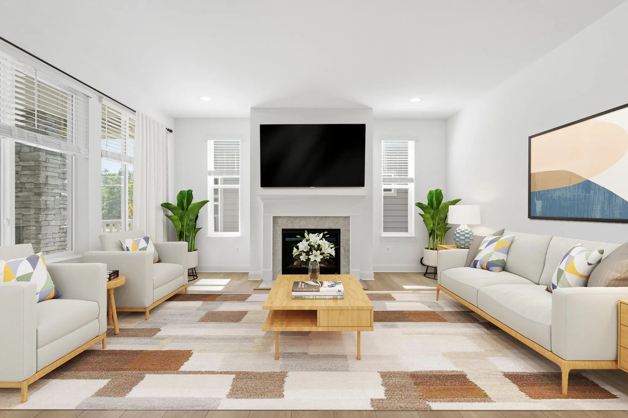 Nice II Virtually Staged Great Room