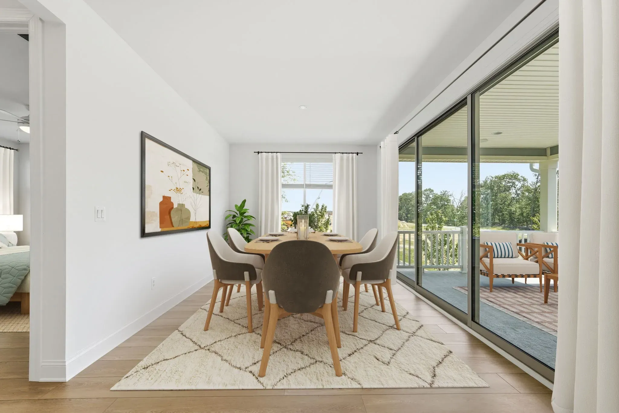 Nice II Virtually Staged Dining