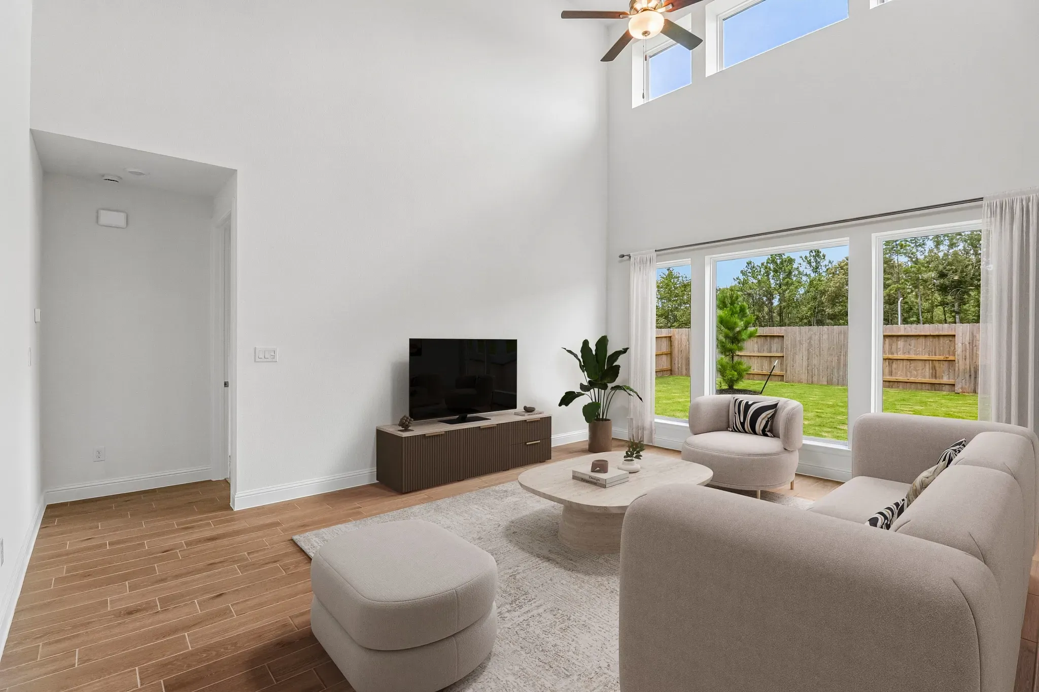 Homesite 1604 Great Room - Staged