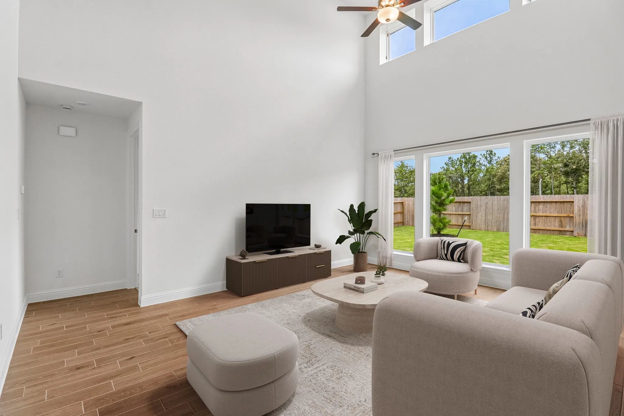 Homesite 1604 Great Room - Staged