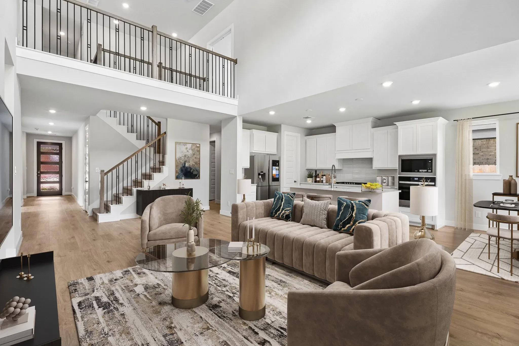 Homesite 1504 Great Room - Staged