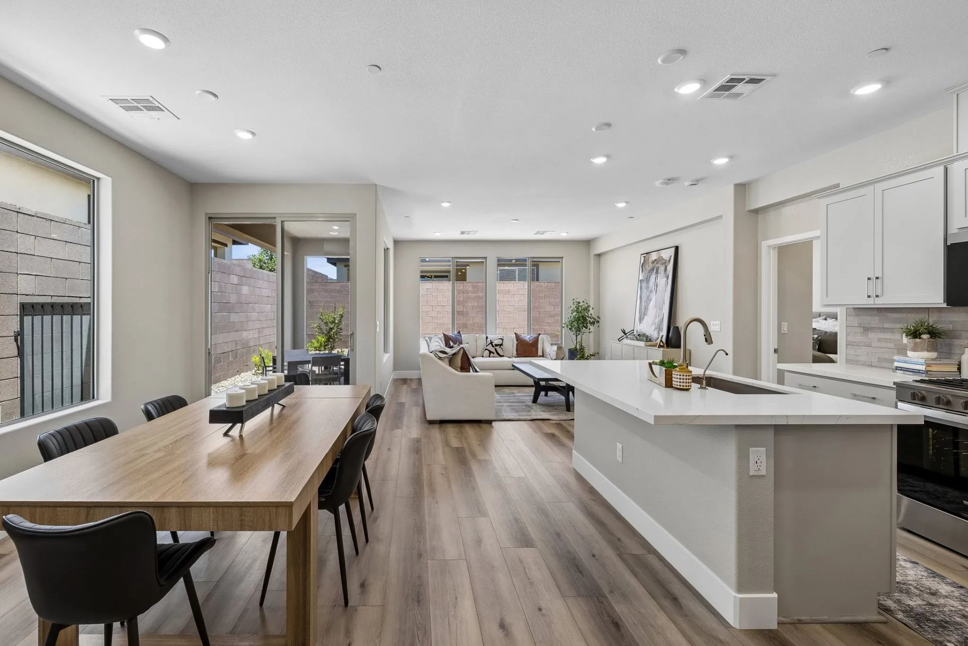Muros Virtually Staged Dining & Great Room