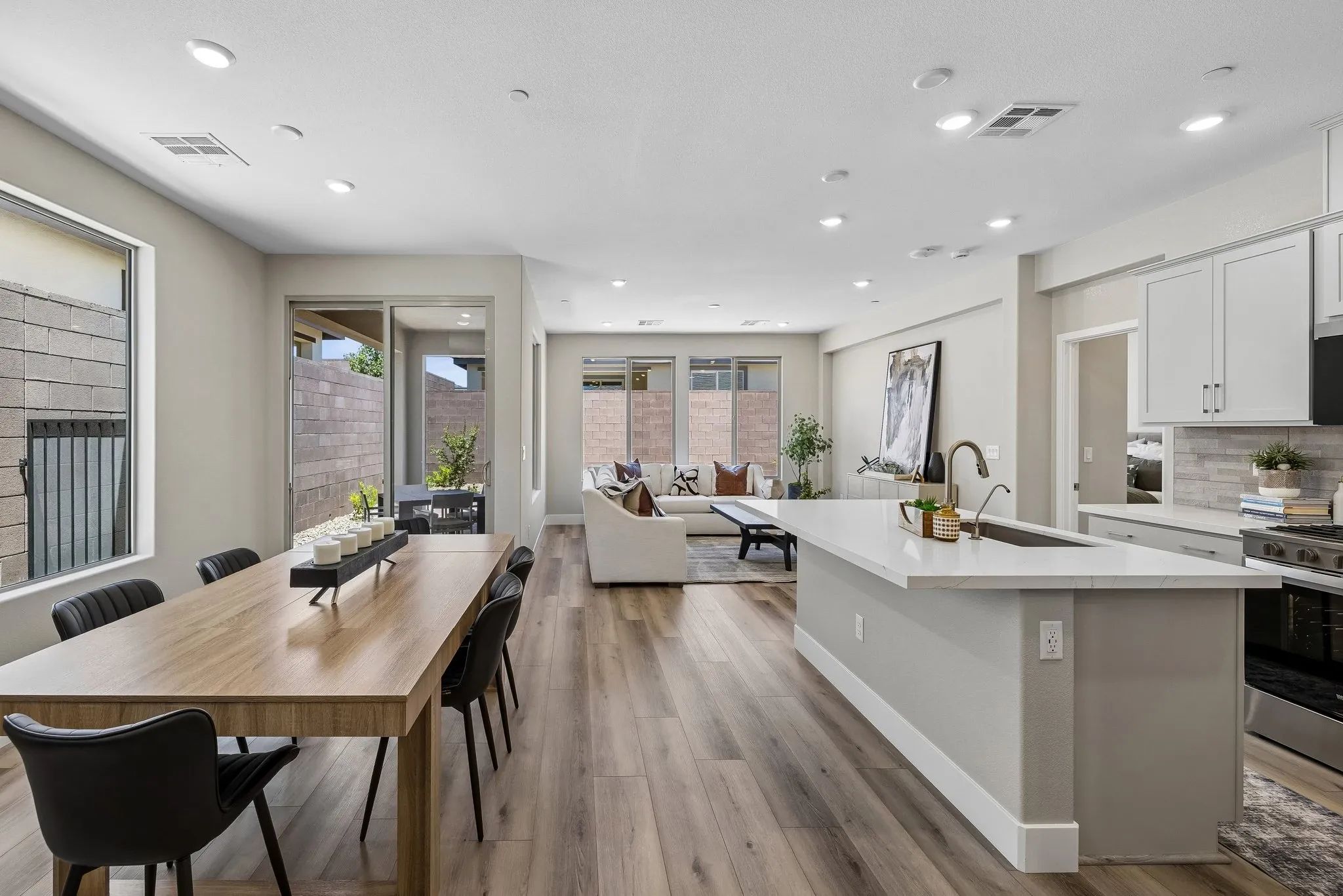 Muros Virtually Staged Dining & Great Room