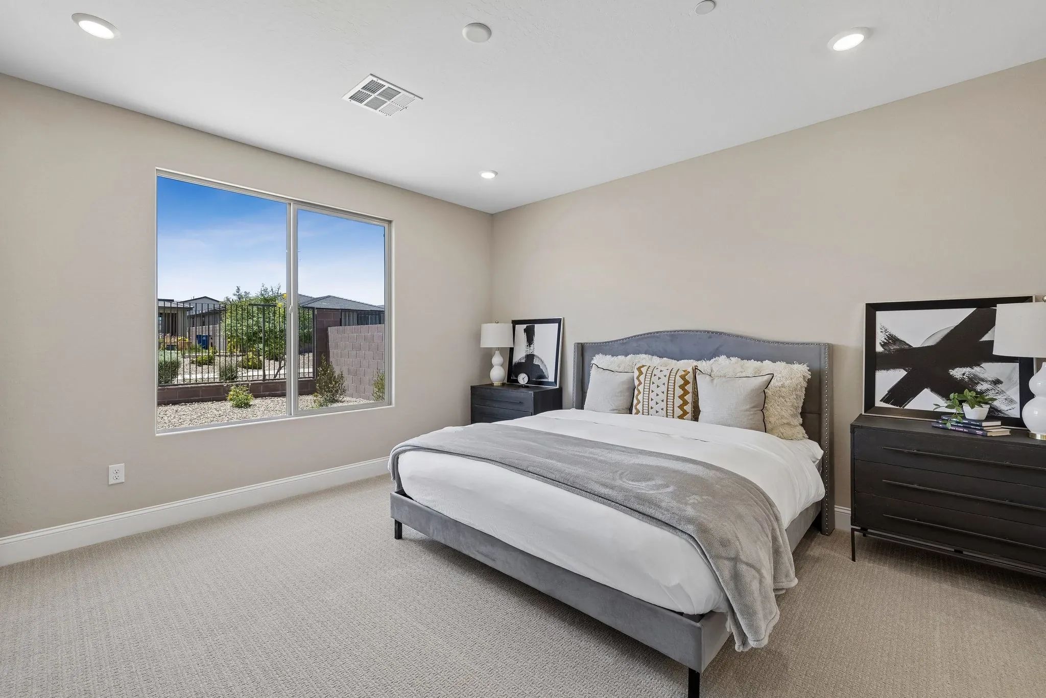 Affirm Virtually Staged Primary Bed
