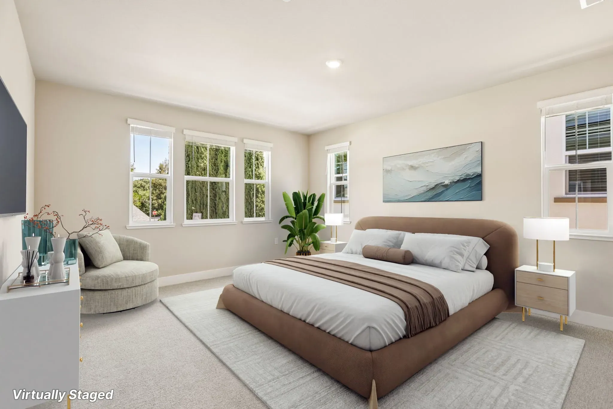 Abigail Place Homesite 2 Primary Bedroom Virtually