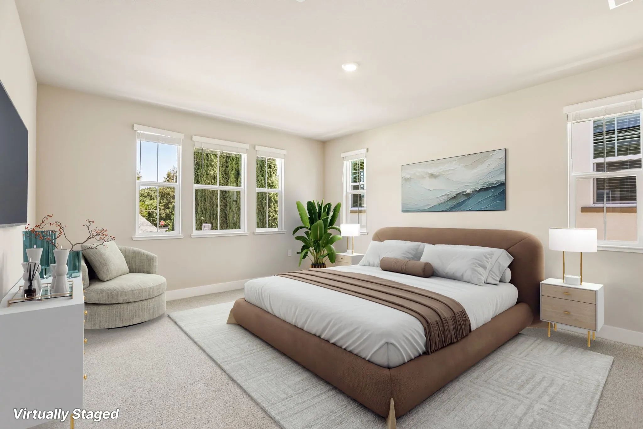 Abigail Place Homesite 2 Primary Bedroom Virtually
