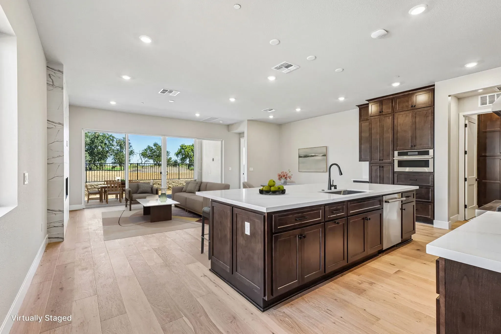 The Meadows Homesite 13 Great Room Virtually Stage