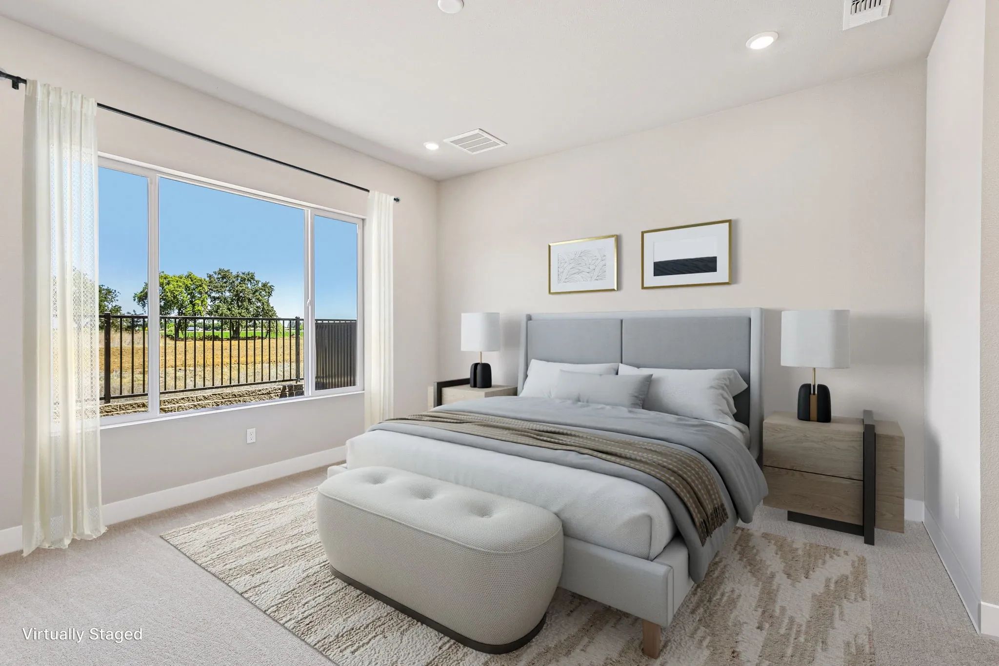 The Meadows Homesite 13 Primary Bedroom Virtually