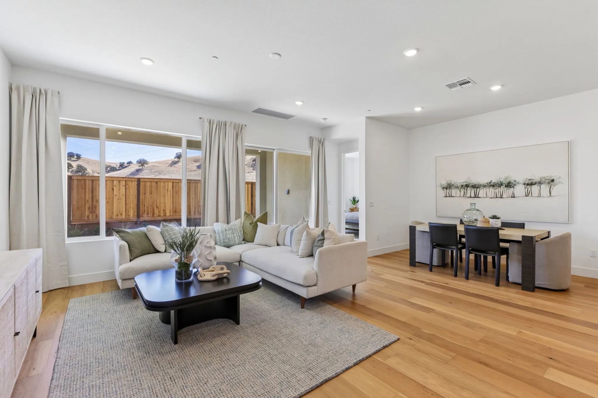 The Meadows Homesite 31 Living Room Virtually Stag