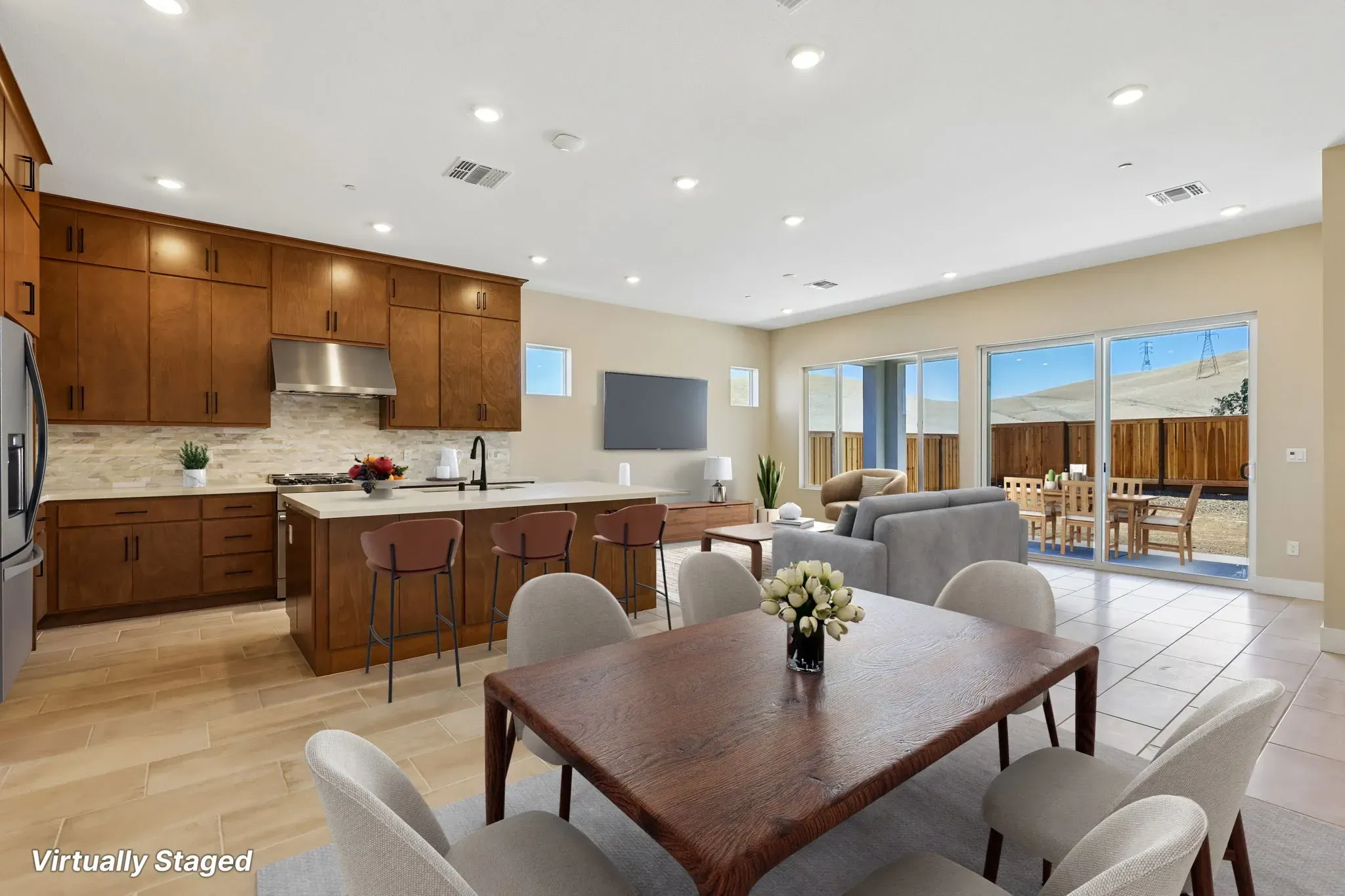 The Meadows Homesite 29 Great Room Virtually Stage